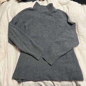 The Cozy-Stretch Pullover, Heathered Charcoal grey, medium